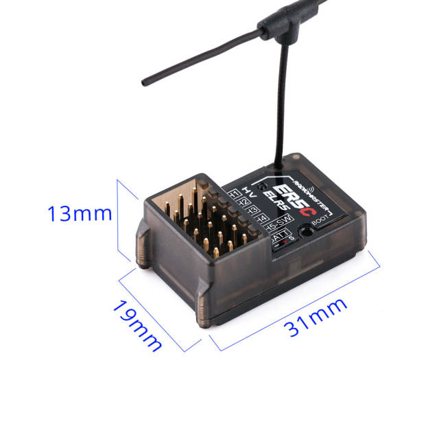 RadioMaster - ER5C 5Ch 2.4GHz ExpressLRS ELRS PWM Vertical pin receiver for planes cars boats