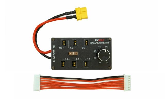 VIFLY 1S Series Charging Board, Storage Charging 1S LiPo Batteries with Standard Charger (PH2.0 and GNB27)