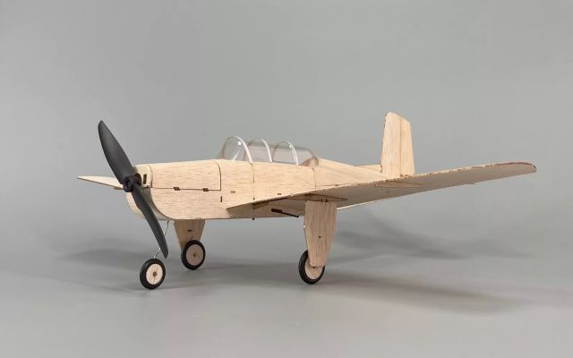 Minimum RC 460mm wingspan Balsa T-34