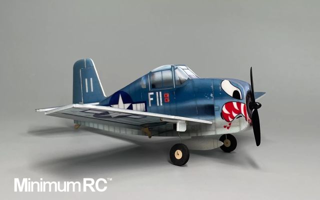 Minimum RC 320mm wingspan F6F