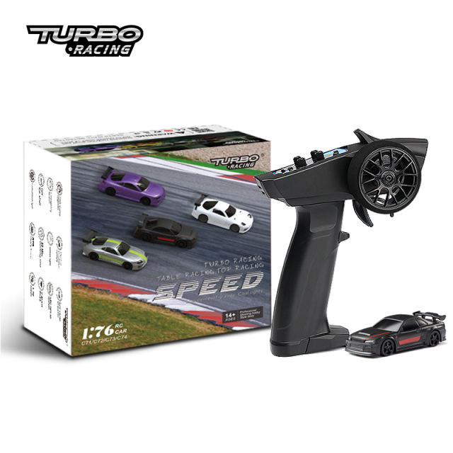 Turbo Racing - C74 1:76 Scale Drift car RTR - Black