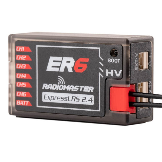 RadioMaster - ER6 2.4ghz PWM ExpressLRS 6 Channel receiver