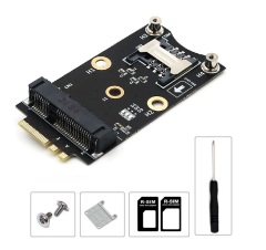 [youyeetoo X1 4G adapter ]Mini PCI-E to M.2(NGFF) Key A/E Adapter with SIM Card Slot