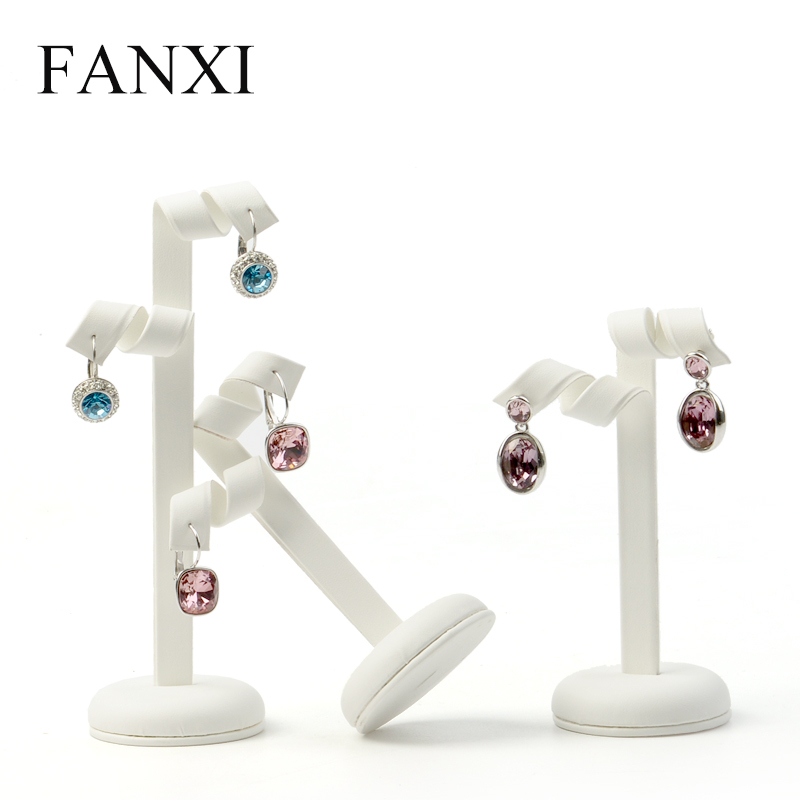 FANXI PU03602 Custom nice design fashion jewelry display stand for rings earrings