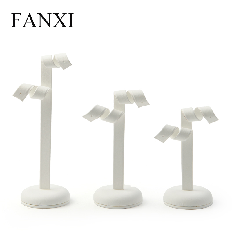 FANXI PU03602 Custom nice design fashion jewelry display stand for rings earrings