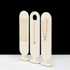 FANXI TT163 Elegant design Jewelry display stands for store luxury jewelry store showcase exhibitor display set for ring necklace