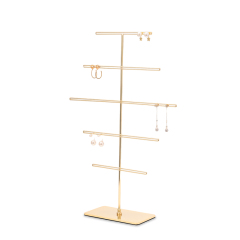 FANXI New arrival elegant design golden metal display rack for earrings