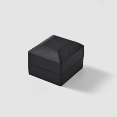 FANXI custom rubber paint black jewelry box
