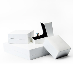 FANXI Manufacturer Custom Jewelry box white Necklace Earrings Ring Jewelry Packaging box Storage Jewelry Box