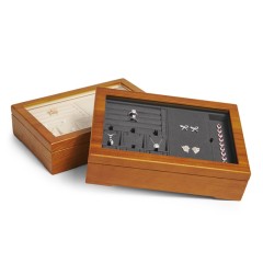 FANXI Custom Luxury Solid wood Jewelry storage boxes Ring Bracelet Earrings Necklace Organizer Multifunctional Jewelry case