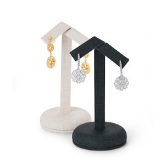 Fanxi New Hot Selling Custom Earring PU Leather Jewelry Display Stand For Jewelry Store