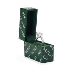 Fanxi Newest Luxury Jewelry Box Leather Paper Microfiber Insert Special Design Jewellery Ring Gift Boxes
