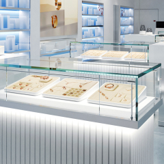 2023 Fanxi New Custom Jewelry Display Set For Bracelet Necklace Ring Exhibitor Organizer Holder Leather Jewelry Display