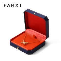 Custom Logo Jewellery Box Gift Jewelry Packaging Box Pendant Necklace Jewelry Box