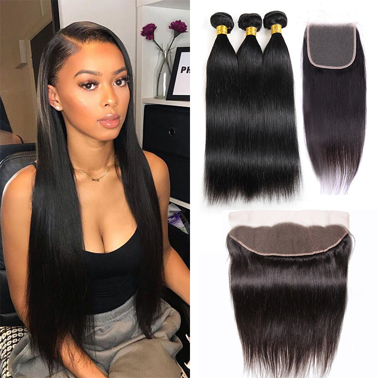 Transparent Lace Silky Straight bundle Deals