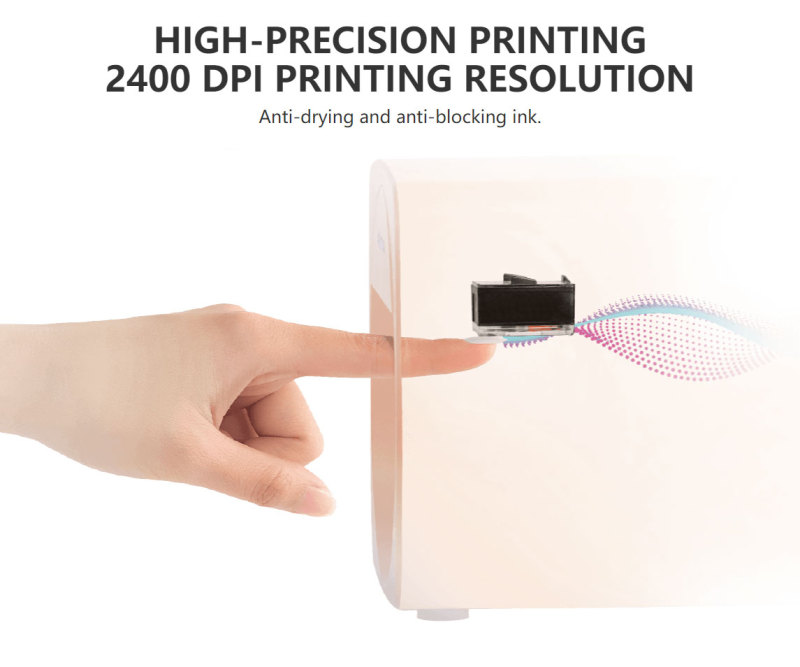 Intelligent Portable Nail Printer H1 Aluminium Alloy Nail Art Pringing Machine for Home-Use