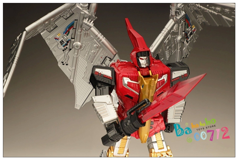 New Transformers TOY GP HQ-05 Gaudenter G1 Swoop Red Metallic Ver