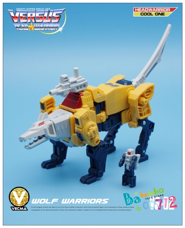 Transformers Mech Fans Toys - Head Warrior - MFT VS-02 Weirdwolf