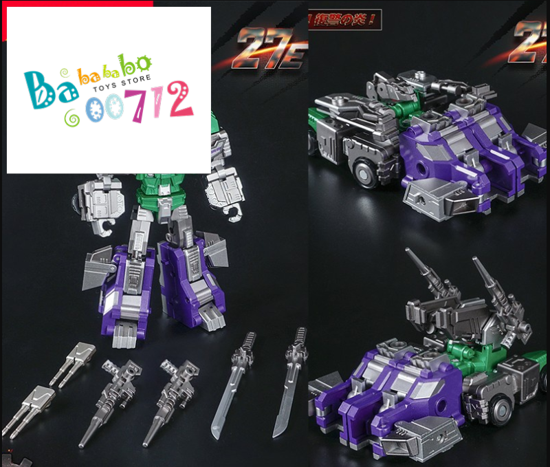 Pre-Order MechFansToys MF-27E SixNinja Sixshot Metallic Version