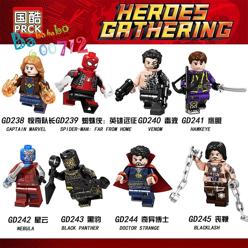 mini block figure Toys Marvel Supper Heros 8-48PCS block toys