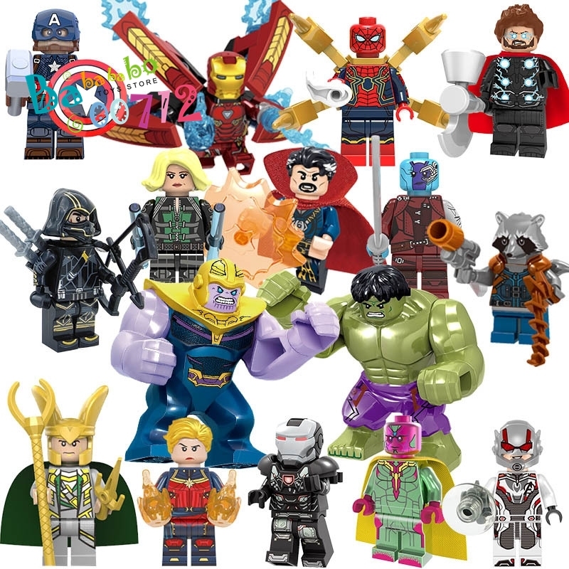 mini block figure Toys Marvel Supper Heros 8-48PCS block toys