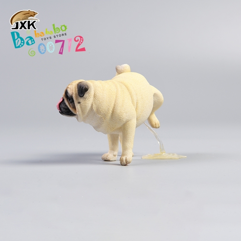 Mr.Z 1:6 Funny Leg Lift Pug Dog Animal Resin Simulation Toy 6 Model toy figure