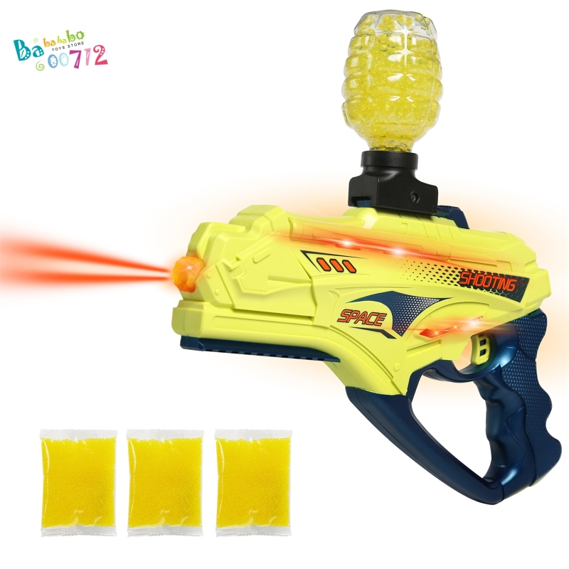 2 in 1 Gel Blaster Toy Space Gun Electric Splatter Bullet Shoot for Kids Toy Gun(US Buyer only)