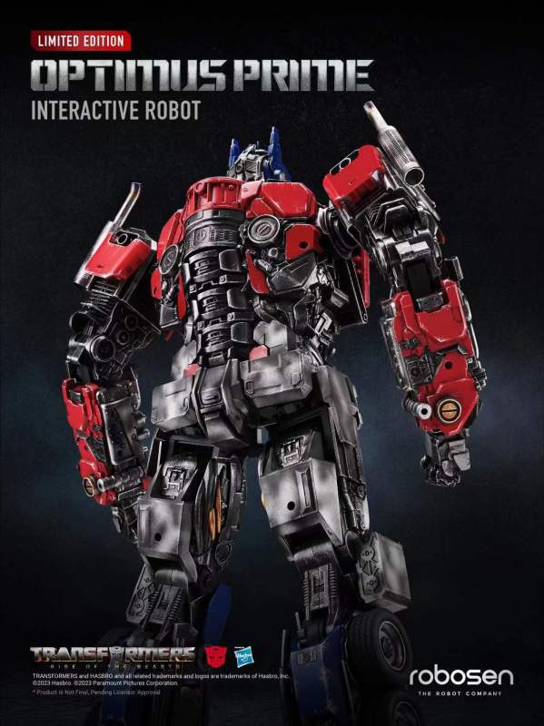 Pre-order Robosen Transformers Movie 7 Optimus Prime Limited Edition Battledamage Collection Statue
