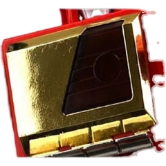 FansToys Gold Chrome Chest Part Assessories for FT-55 RECORDER Blaster