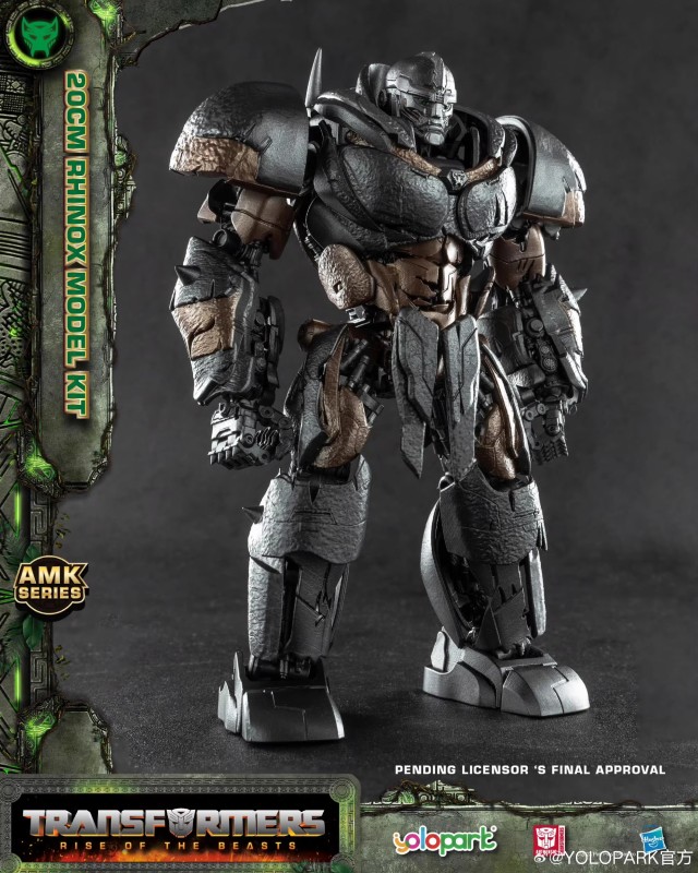 Pre-order  YoloPark AMK SERIES Rhinox model kit RISE OF THE BEASTS Assembled Action Figure