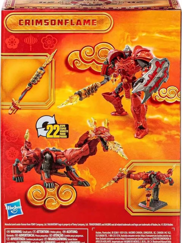 Pre-order Hasbro Transformers 2024 Year of the Dragon Limited Edition CRIMSONFLAME Action Figure