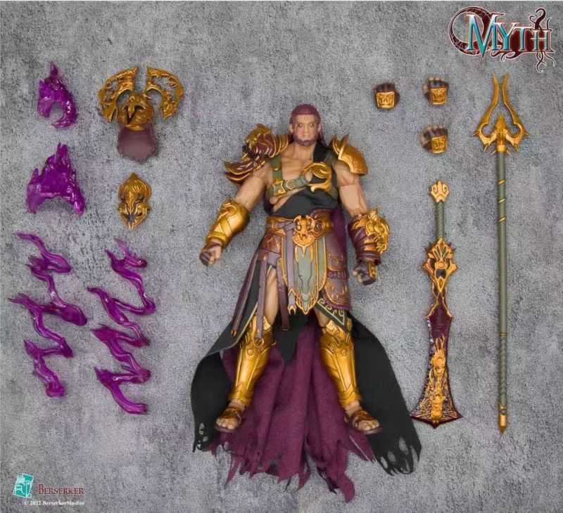 BerserkerStudios 1/12 MYTH Gods Series 2 M-02 Gold armor Hades Modle Action Figure