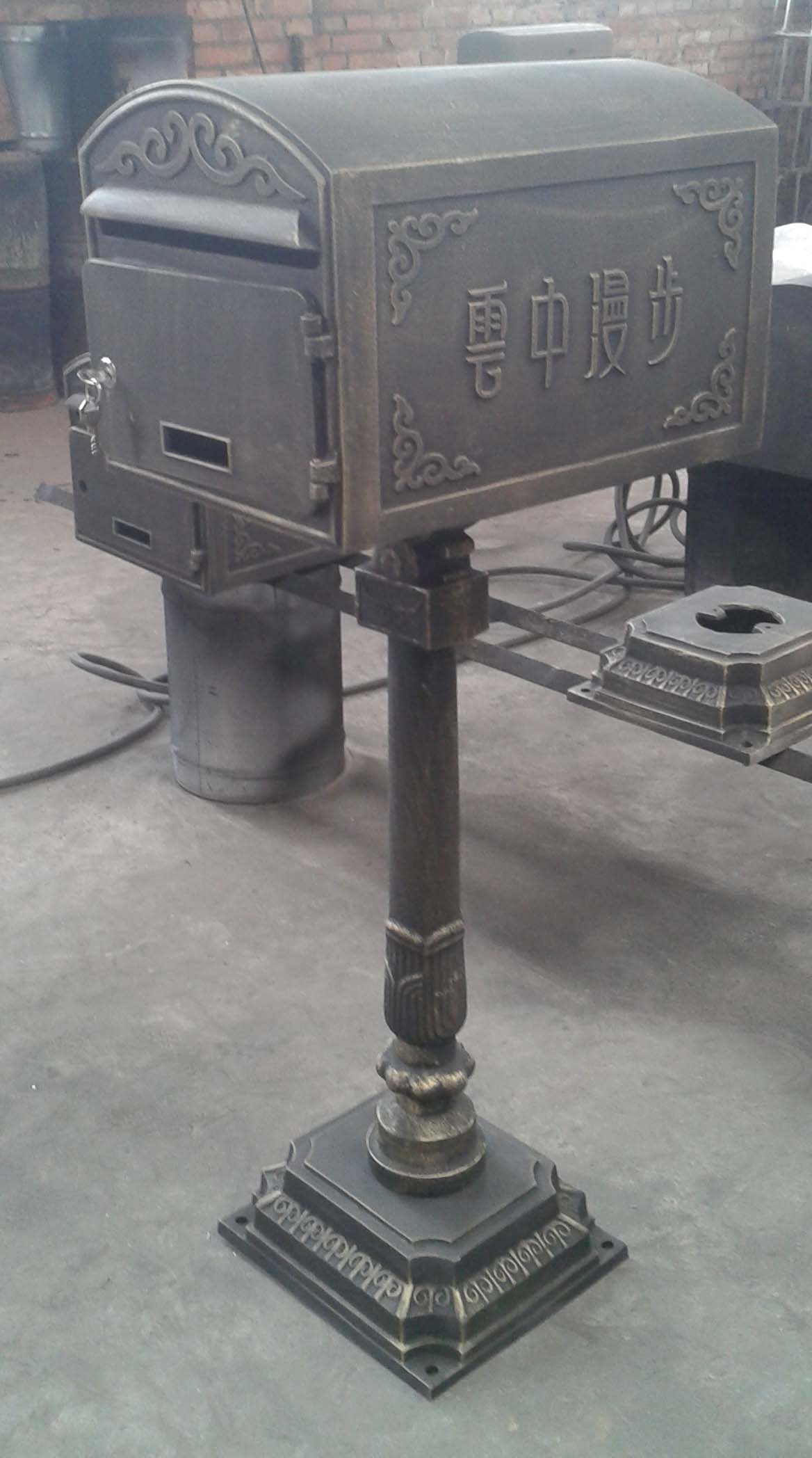China Factory Directly Wholesale Cast Aluminium Letter Boxes