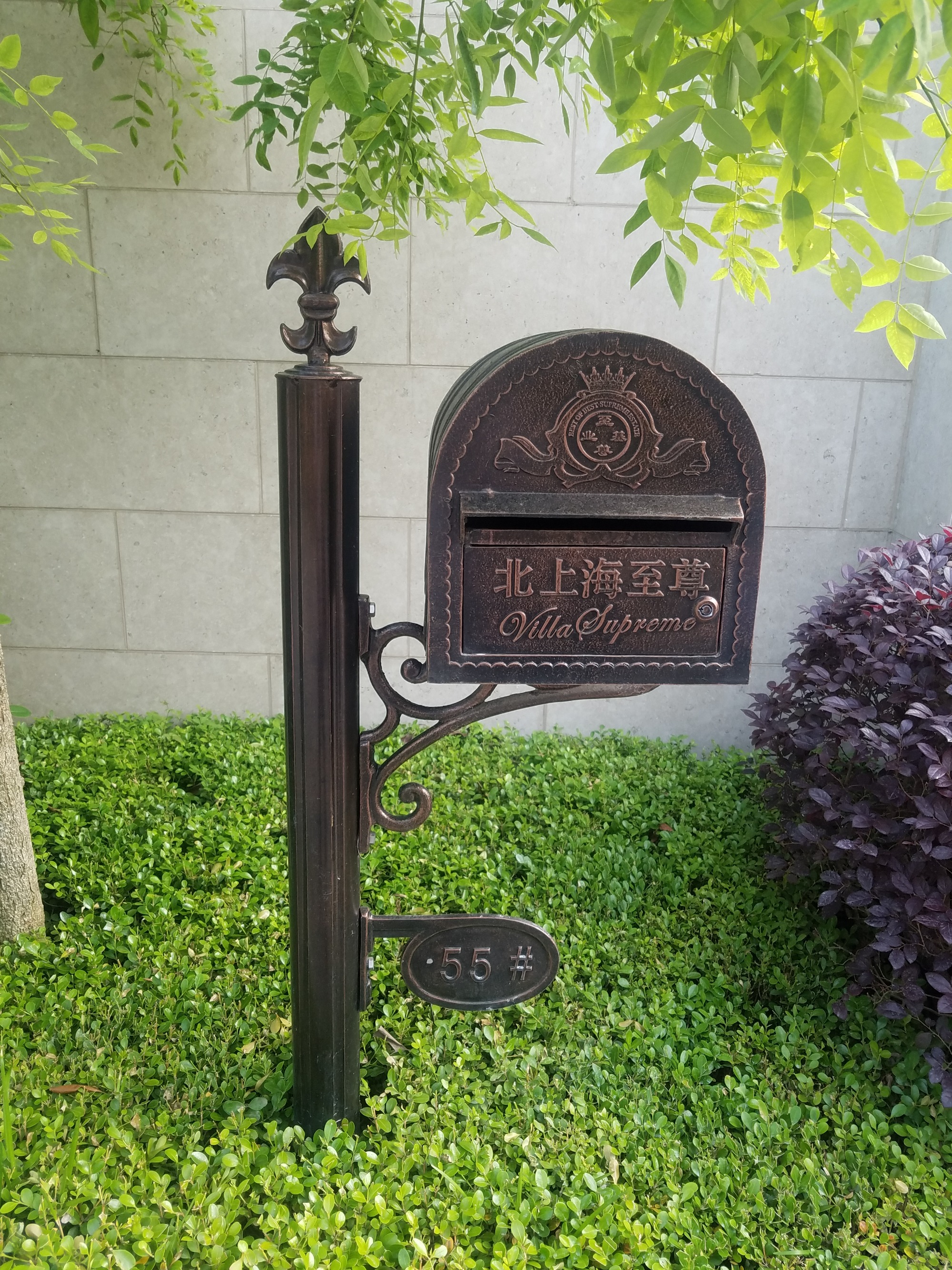 China Factory Directly Wholesale Cast Aluminium Letter Boxes