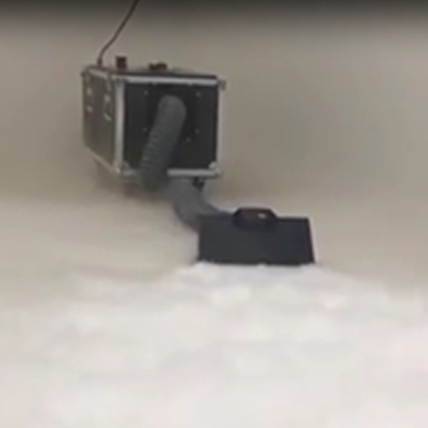 Grace 2Heads Water Base Remote DMX Floor Smoke Machine 3KW Low Fog Machine