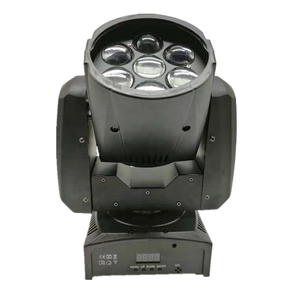 7x12w  rgbw 4in1 led zoom wash moving head lights