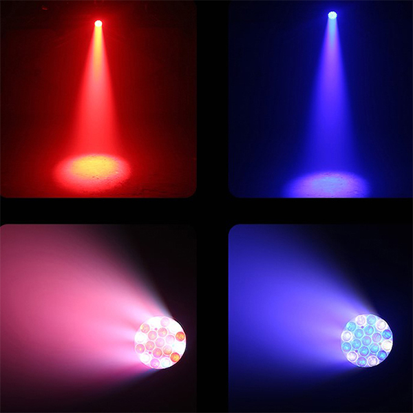 19x15w led 4in1 rgbw zoom wash moving head light