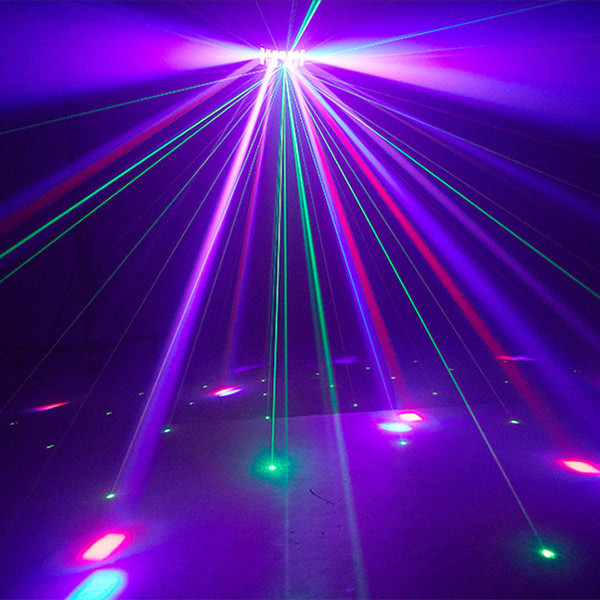 New disco dj led light effect double layer derby stage lights