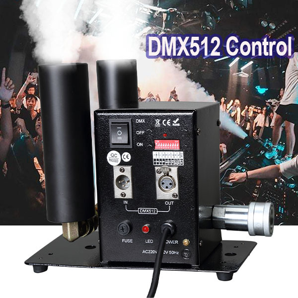 Co2 Jet Machine DMX512 Control Double Nozzle Digital Co2 Jet Cannon Co2 cyro Strong Smoke Effect for Stage Party Show