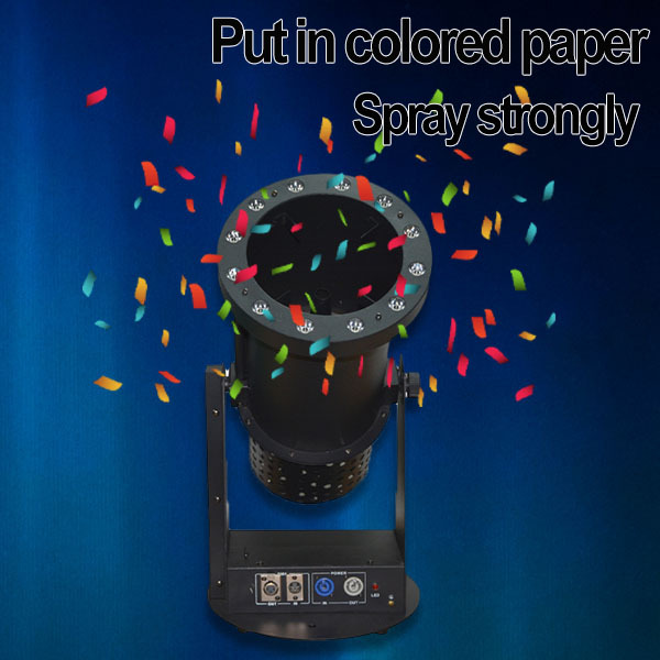 1260W Led Confetti Machine RGB led lamp confetti cannon color paper confetti machine