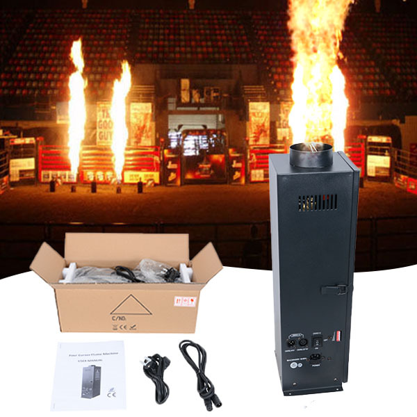 200W Four Corner stage flame machine Spray Fire Machine Dmx Flame Projectors Stage Equipment DMX Fire Machine