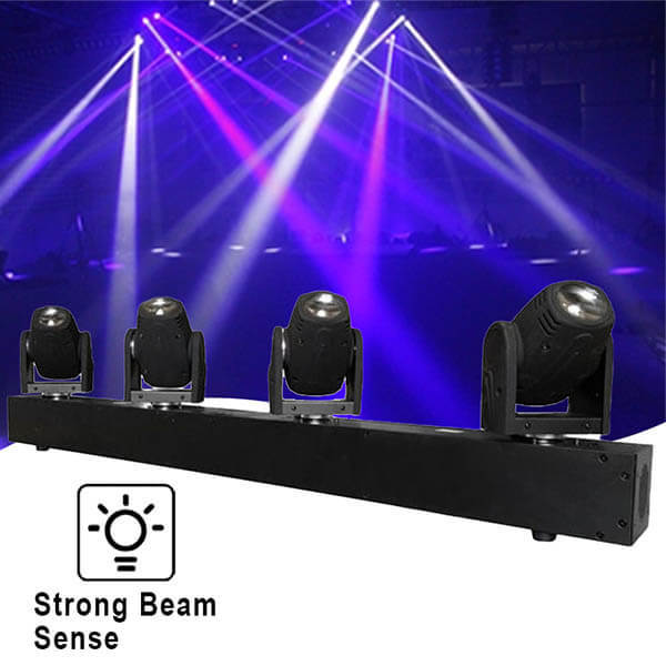 4X10W rgbw 4in1 led 4 heads dmx Sharp  Beam Bar Moving Head Lights