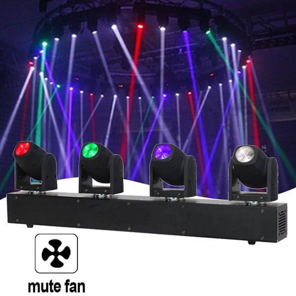 4X10W rgbw 4in1 led 4 heads dmx Sharp  Beam Bar Moving Head Lights