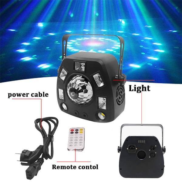 magic ball strobe laser 4in1 dmx512 stage lights remote party lights