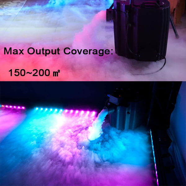 6000w  low fog adjustable dry ice fog machine