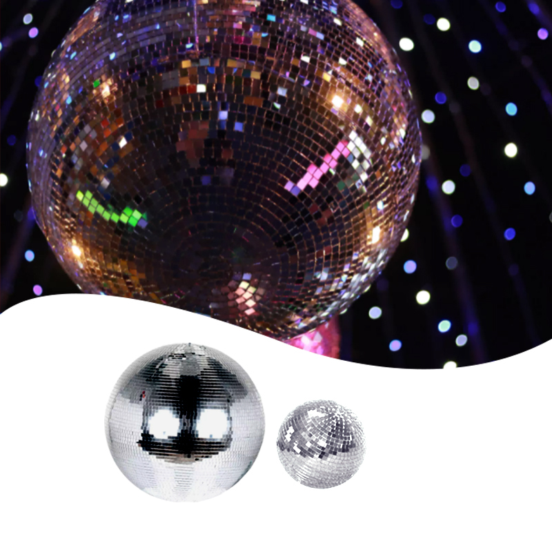 Professional Disco Mirror Ball Night Club Wedding Rotating Mirror Disco Ball