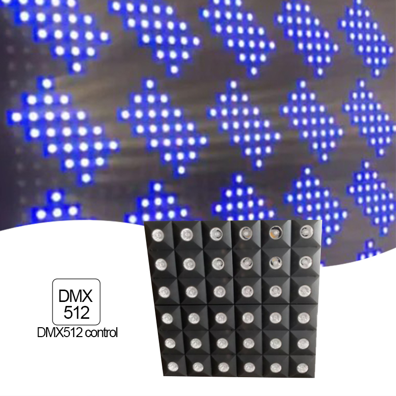 36*3W 2in1 LED Matrix Light with Background LEDs New technology stage lighting