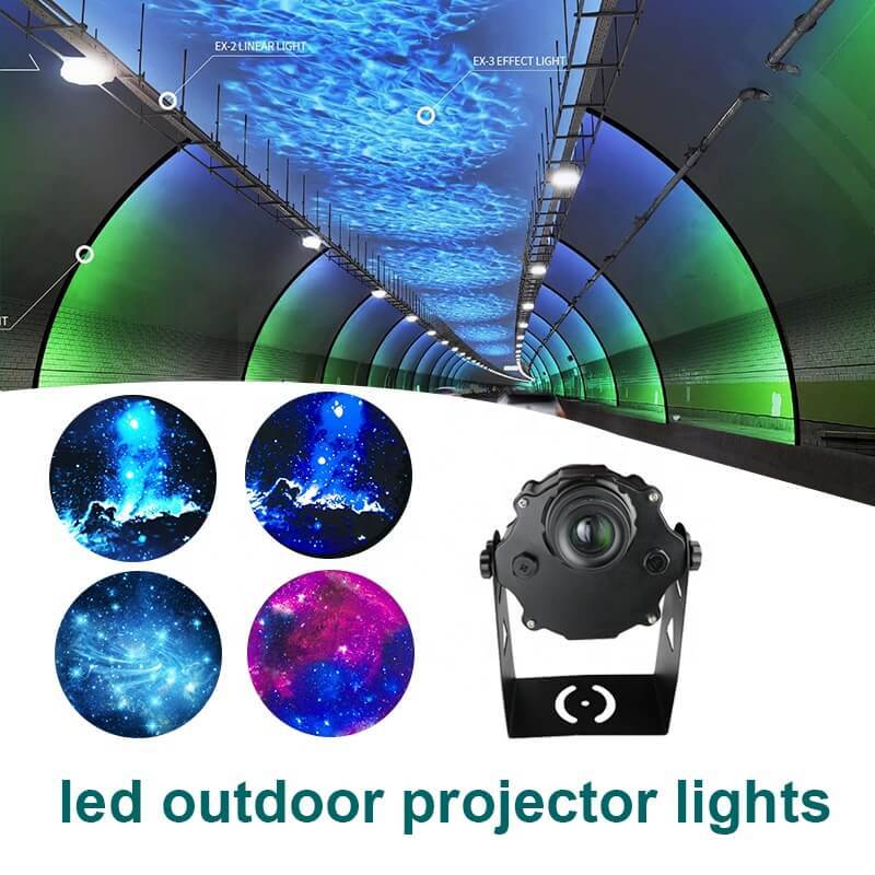 300W Outdoor Waterproof DMX Control Multi Gobos LED Logo Projector Light