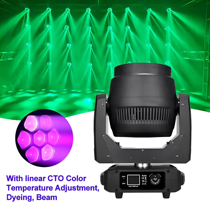 7x40w Bee Eyes  Led Moving Head Light  DMX 512 with Zoom CTO