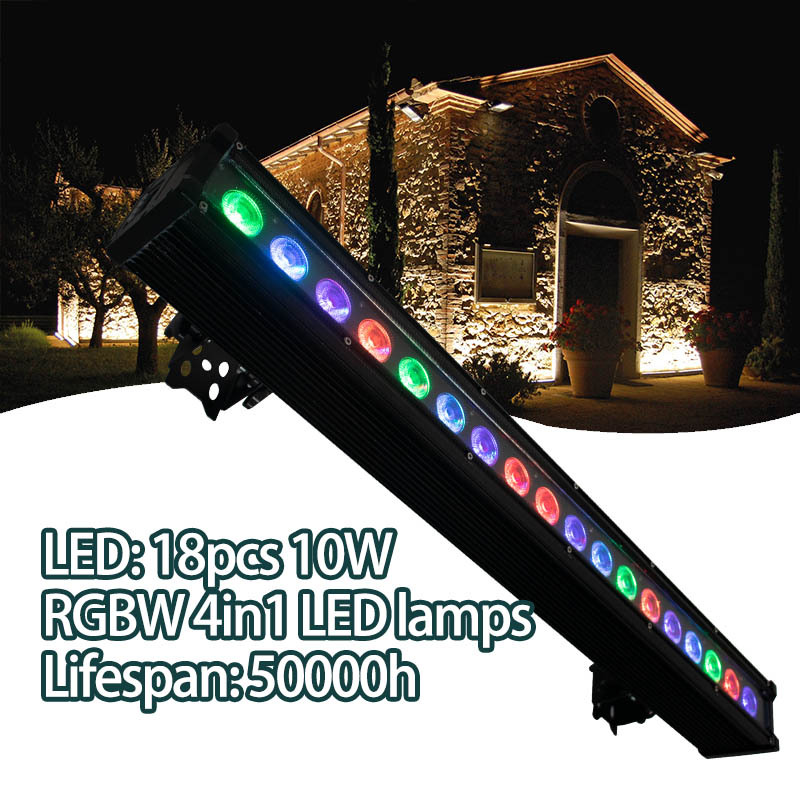 18x10w RGBW 4in1 Outdoor Waterproof Led Wall Washer